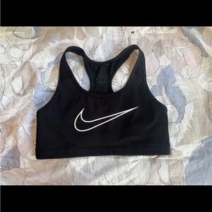 Nike Women's Black and White Sports Bra